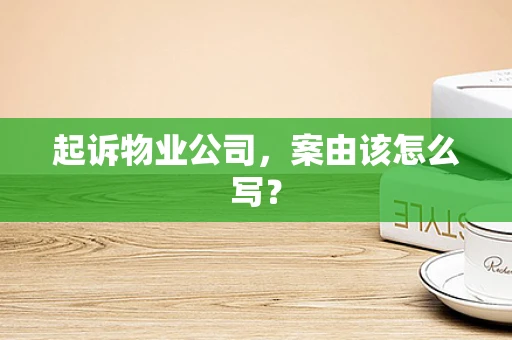 起诉物业公司，案由该怎么写？