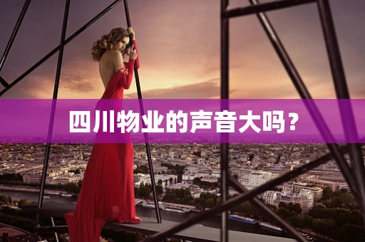 四川物业的声音大吗？