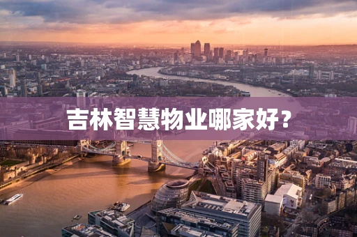 吉林智慧物业哪家好？