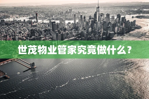 世茂物业管家究竟做什么？