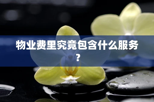 物业费里究竟包含什么服务？