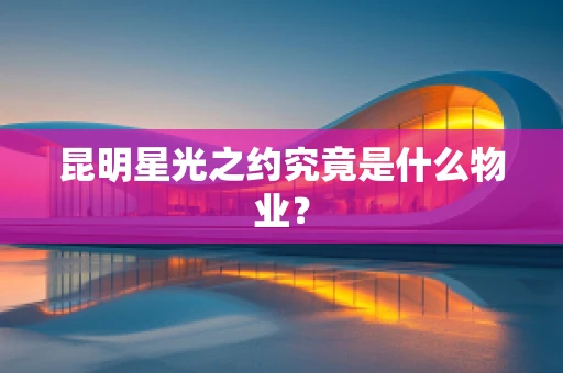 昆明星光之约究竟是什么物业？