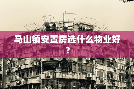 马山镇安置房选什么物业好？