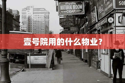 壹号院用的什么物业？