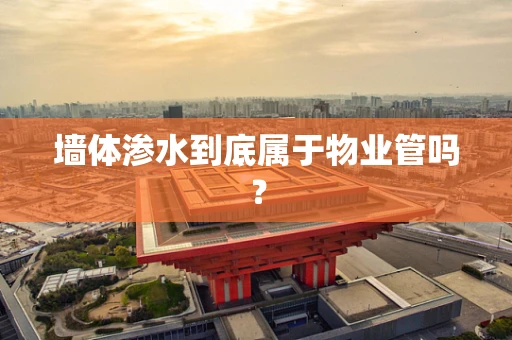 墙体渗水到底属于物业管吗？