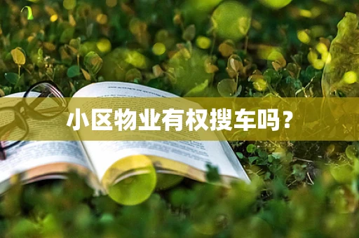 小区物业有权搜车吗？