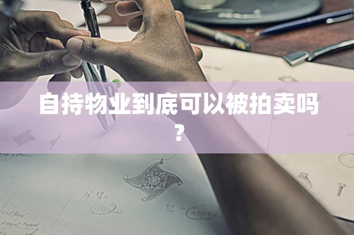 自持物业到底可以被拍卖吗？