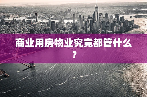商业用房物业究竟都管什么？