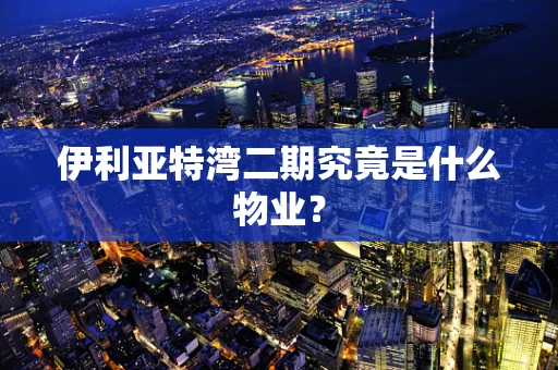 伊利亚特湾二期究竟是什么物业？