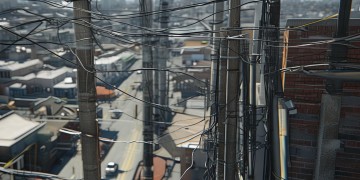 物业拔商铺电线违法吗?