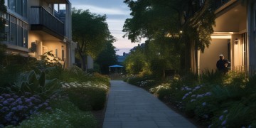 小区物业会值夜班吗？