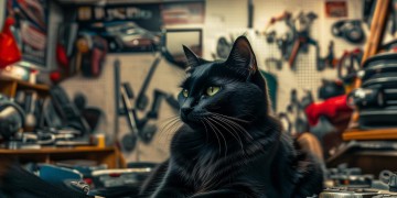 车库野猫能找物业处理吗？