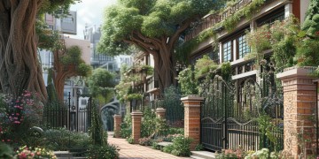 物业垄断院子建设是否违法？