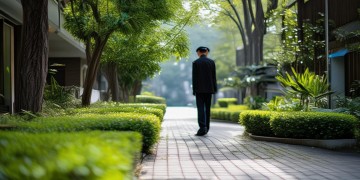 小区保安是由物业负责吗？