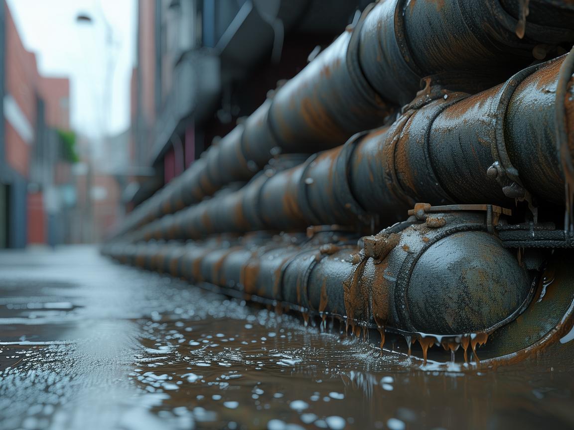 堵物业雨水管违法吗？