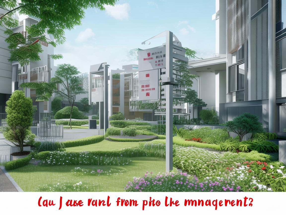 在小区找物业能租房吗？